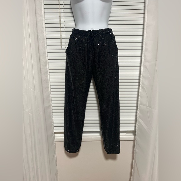 David Learner Sequin Jogger Pants. NWOT! - Picture 1 of 4